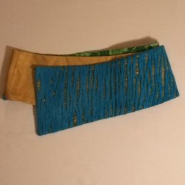 Hüftschmeichler Blau-Gold